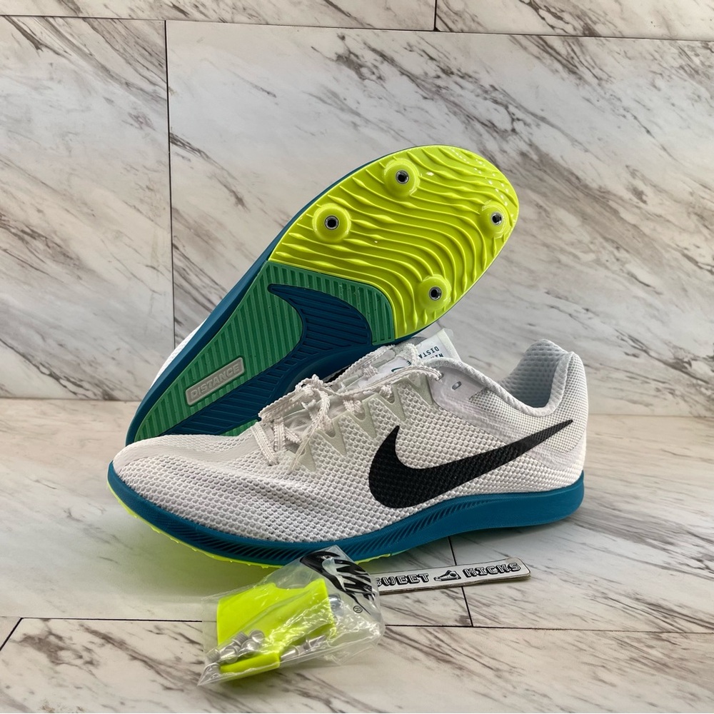 Nike Zoom Rival Distance MENS Track Spikes White
